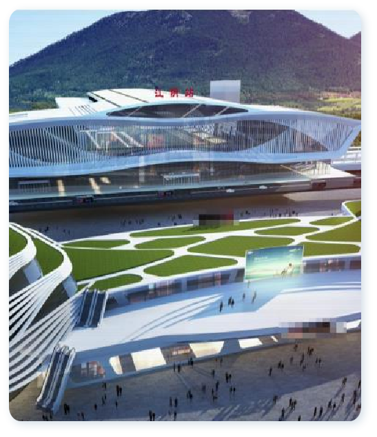 上海鐵路局轄區內高鐵站